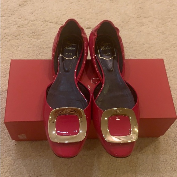 ROGER VIVIER Ballerine Chips Patent d’Orsay flats - Picture 5 of 15